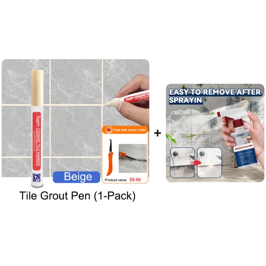 🖌️ Anti-Mould & Waterproof Joint Pen for Ceramic Tiles! 🧱