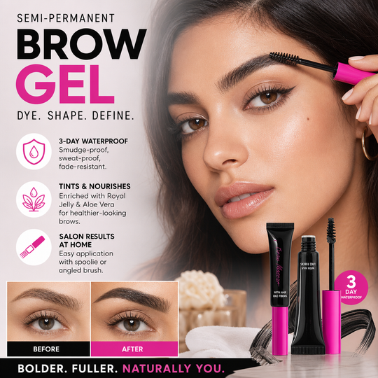 🥳2026 HOT SALE🥳Buy 1 get 1 free💞50K+ SOLD!🔥Vegan Eyebrow Gel – 16H Wear, Buildable & Flake-Resistant