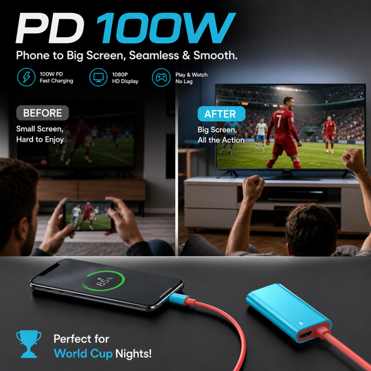 LIMITED-TIME 30% OFF! Buy more save moreUSB-C to HDMI Adapter Cable for Switch