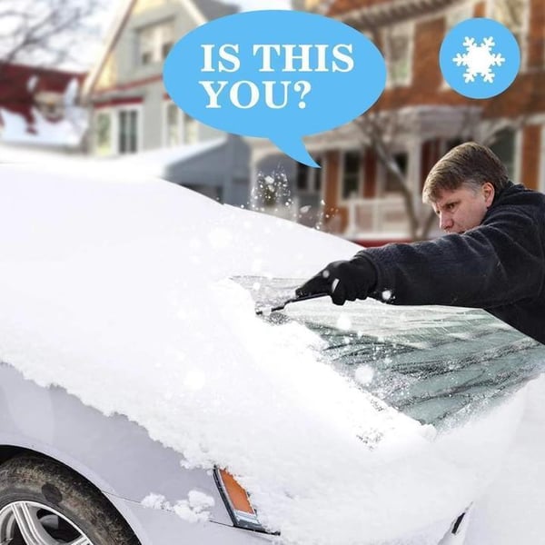 ❄️☀️ Windshield Anti-Snow & Anti-Frost Cover with Mirror Protection – Ready-to-Drive in Any Weather!