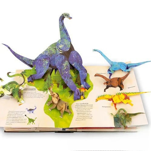 🦖 BULK BUY & SAVE! 📚 3D Prehistoric Dinosaur Encyclopedia - Pop-Up Book with 35 Species, Interactive Learning for Kids' Curiosity 🧠✨