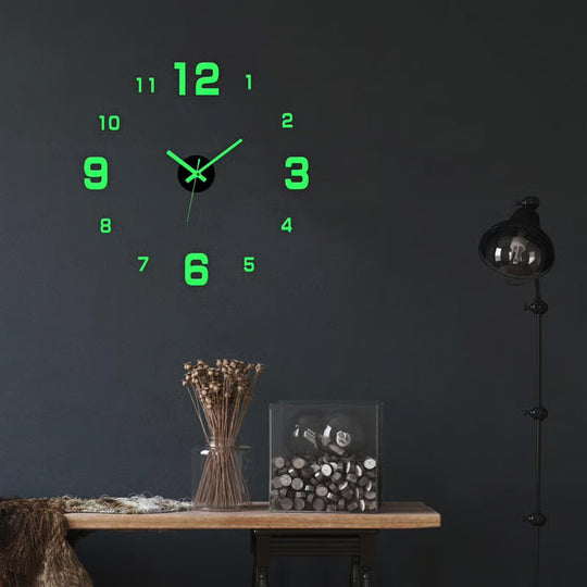 🕒Modern 3D Digital Wall Clock – Silent Acrylic Luminous Wall Decor, Night Glow Easy-Read Time Display, Stylish Home Decoration & Gift