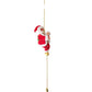 🎄Christmas Promotion 🎁Electric Fireplace Climbing Santa Claus Musical Toys