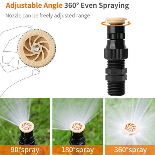 Hot Sale 49% OFF Stainless Steel Rotary Irrigation Tripod Telescopic Support Sprinkler