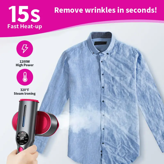 Dr.Flash Garment Steamer for Clothes, Portable Travel Clothing Steamer Iron