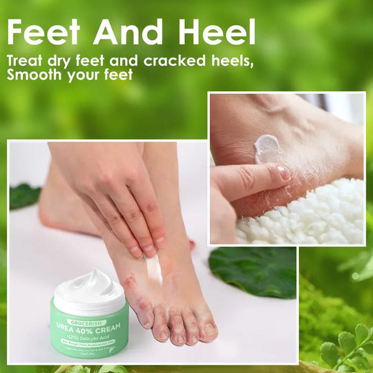 Foot Cream and Hand Cream Maximum Strength with Hyaluronic Acid, Tea Tree, and Aloe Vera For Deep Moisturizes, Callus Remover and Soften All Skin Types