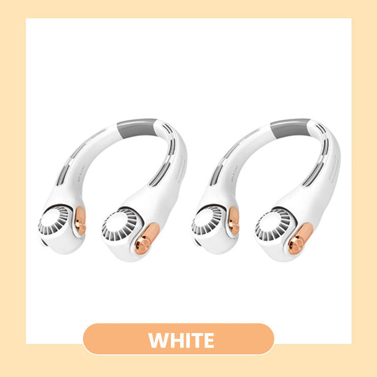 Neck Air Conditioner Fan – Ultra‑quiet, 360° rotating, 3 speeds. Hands‑free cooling, long battery. Summer essential!