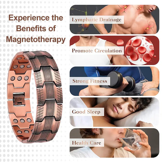 Limited-time offer - Copper Magnetic Bracelet- Relieve Fatigue And Promote Blood Circulation