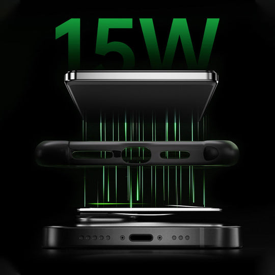 15W power bank – magnetic, slim, charges 3 devices at once!