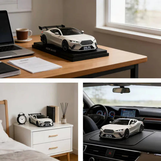 🎊Christmas sale 40% Off🎊Hypercar Alarm Clock 🏎️Realistic Sound & Light Effects