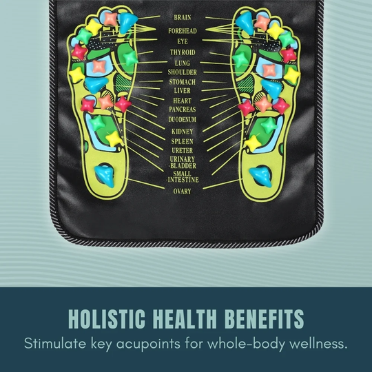 Comfortable Acupressure Foot Massage Mat for Relaxation