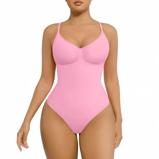 FeelinGirl #CHIL Seamless Covered Bust Jumpsuit Thong Bodysuit Fit Comfort Slimming Womenswear