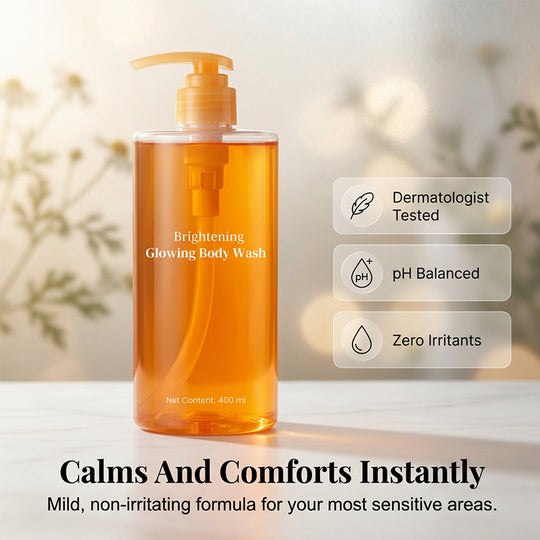Kojic Acid Turmeric Vita Brightening Body Wash | For Troubled Skin, Uneven Skin | K-Beauty Gentle Cleanser, Body Wash, Korean Skincare