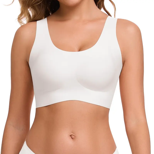 ubras Seamless Bras for Women Full Coverage Wireless Bralette Widen Straps Side Comfortable Breathable