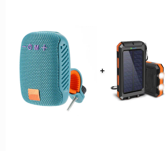 ‍♂ Waterproof Bike Bluetooth Speaker – IPX5, TWS stereo, hands‑free calls. Secure mount, 70m range. Ride with beats!