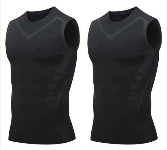 🔥40% OFF NOW! 💪 Ionic Shaping Vest – Compression & Cooling – Body Contouring & Sleeveless – Invisible Under Clothes 🕶️