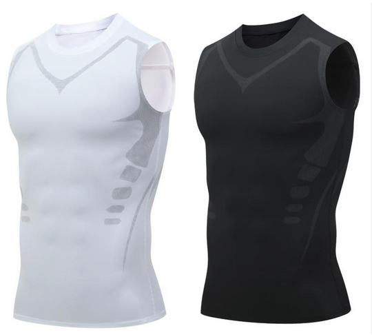 🔥40% OFF NOW! 💪 Ionic Shaping Vest – Compression & Cooling – Body Contouring & Sleeveless – Invisible Under Clothes 🕶️