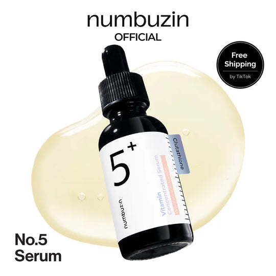 [numbuzin official shop] No.5 Serum | Vitamin Concentrated Serum | Tranexamic Acid 4%, Niacinamide 5%, Glutathione, Vitamin C | Hyperpigmentation | 1.01 fl. oz.