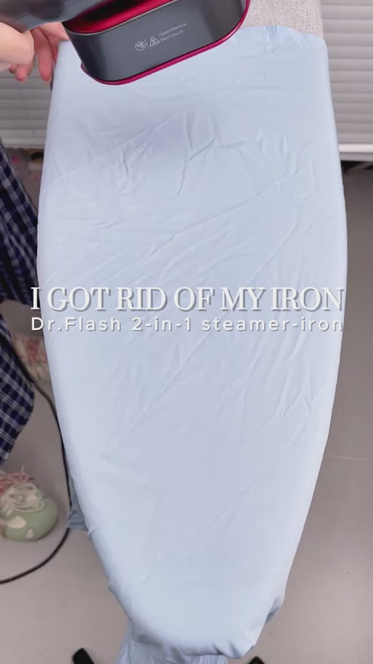 Dr.Flash Garment Steamer for Clothes, Portable Travel Clothing Steamer Iron