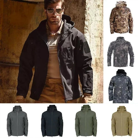 🔥 SALE 50% OFF💥 Men's Waterproof Insulated Outdoor Jacket💦 Built for Wind & Rain