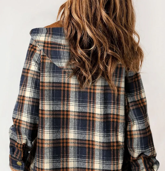 🔥Winter Clearance 50%OFF🧥Women's Winter Trendy Plaid Hooded Jacket