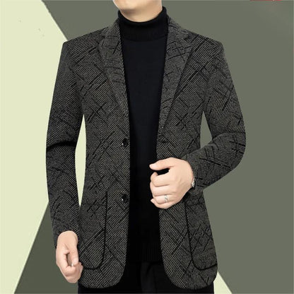 🔥Hot Sale🎊Men's Classic-Fit Single-Breasted Casual Blazer