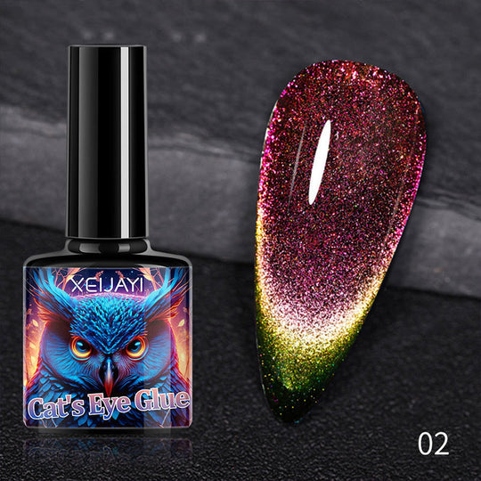 ✨Ketibaan Baru✨Hadiah Indah - Pengilat Kuku Mata Kucing Super Galaxy