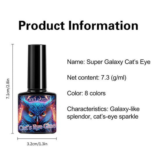 ✨Ketibaan Baru✨Hadiah Indah - Pengilat Kuku Mata Kucing Super Galaxy