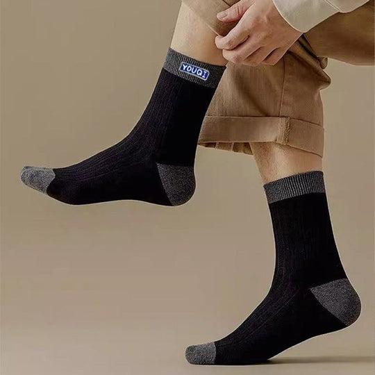 💥Big Sale 50% OFF💥 Colorblock Thermal Mid-Calf Socks
