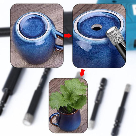 🛠️Hex shank drill bits for marble/tile/stone[Full Set]