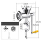 Household Hand-crank Meat Grinder and Sausage Stuffer