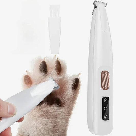 🎁Hot Sale⏳Waterproof Rechargeable Pet Shaver with LED Light