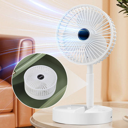 Foldable plug-in fan