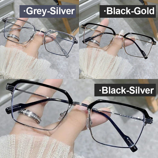 Jualan terus kilang🔥Photochromic siang dan malam menggunakan cermin mata bacaan Anti-cahaya biru