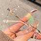 🔥New Arrival🔥Women's Synthetic Diamonds Rimless Anti Blue Light Glasses