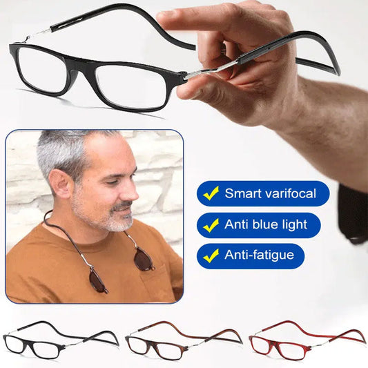 Magnetic Neck Hanging Anti-Lost Anti-Blue Light Reading Glasses