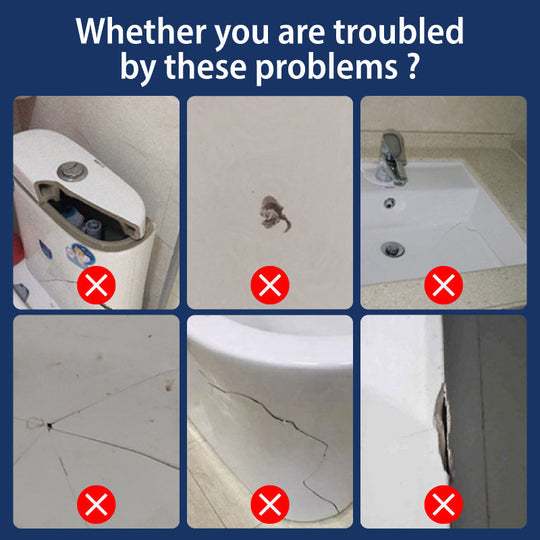 💧Multi-functional waterproof and anti-corrosion repair adhesive🔥 (suitable for ceramic floor tiles, walls, and kitchen countertops)