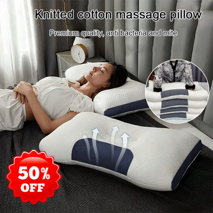 Antibacterial Neck Support Sleep-Aid Massage Pillow