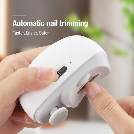 🎁 Hot Sale🔥3 in 1 Automatic Electric Nail Clipper with Polishing【Safe and convenient】