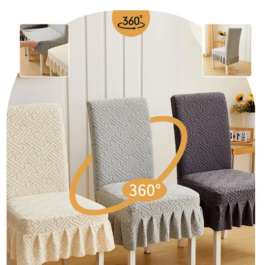 💥Christmas Sale 50% OFF🪑Dining Chair Slipcover Set of 2 ✨Instant holiday upgrade! Refresh your dining space🎄