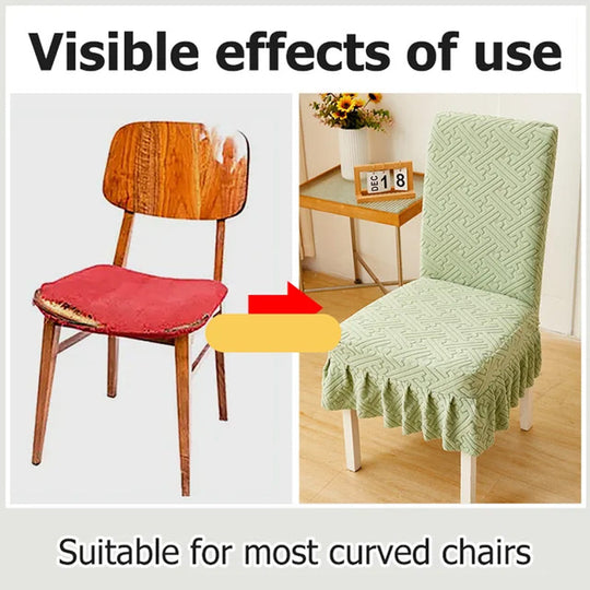 💥Christmas Sale 50% OFF🪑Dining Chair Slipcover Set of 2 ✨Instant holiday upgrade! Refresh your dining space🎄