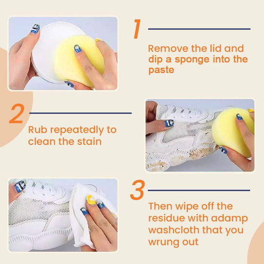 🌟Beli lebih banyak lagi percuma!🌟Pembersih Kasut Putih Serbaguna Tanpa Basuh