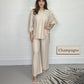 🌷Limited Time 55% OFF💞Women's Long Sleeve High Waisted Wide Leg Pants Suit