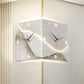 🎁 Best gift ever 🌟No-Drill Minimalist Double-Sided Wall Clock Set