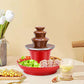 ✨𝑭𝒂𝒄𝒕𝒐𝒓𝒚 𝒅𝒊𝒓𝒆𝒄𝒕 𝒔𝒂𝒍𝒆𝒔✨Three-Layer Chocolate Fountain Machine with Detachable Plate