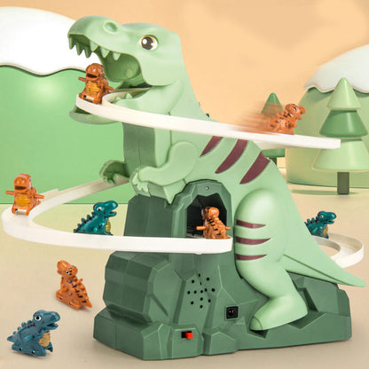 💝Gift Idea Hot sale 56% OFF-Electric Dinosaur Chase Race Track Playset🦕