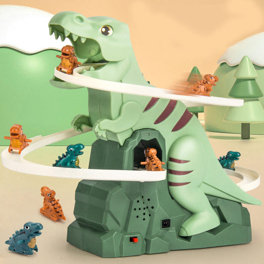 💝Gift Idea Hot sale 56% OFF-Electric Dinosaur Chase Race Track Playset🦕