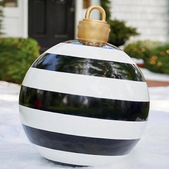 🎊Jualan Krismas - Diskaun 50%.🎊Bola Berhias kembung PVC Krismas luar