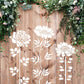 🔥Hot Sale Promotion-49% OFF🌻Garden Fence Large Flower Stencils🖌️DIY decoration