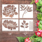 🔥Hot Sale Promotion-49% OFF🌻Garden Fence Large Flower Stencils🖌️DIY decoration